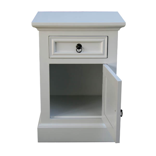 white bedside
